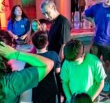 Niñas y niños de la ciudad tuvieron una nueva Aventura Nocturna en el Palacio de los Leones