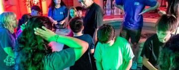 Niñas y niños de la ciudad tuvieron una nueva Aventura Nocturna en el Palacio de los Leones