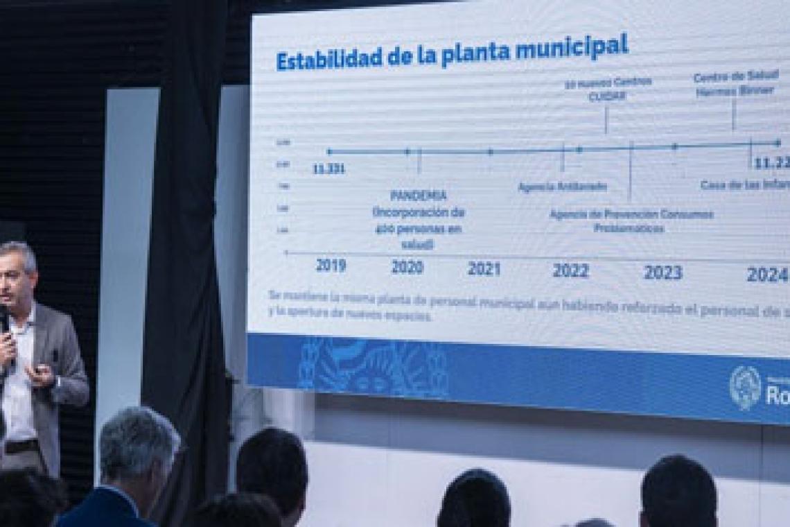 Javkin: «De cada 100 pesos que pone Rosario en impuestos, sólo 5 vuelven a la ciudad»