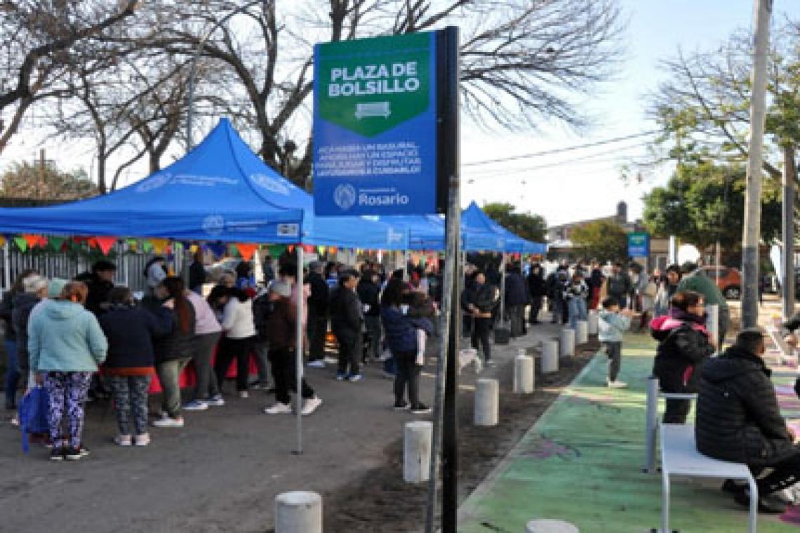 En una semana Rosario sumó siete nuevos espacios públicos