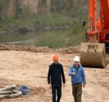 Pullaro en la cascada del Saladillo: “Si el Estado no hace obra pública, nadie la lleva adelante”