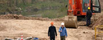 Pullaro en la cascada del Saladillo: “Si el Estado no hace obra pública, nadie la lleva adelante”