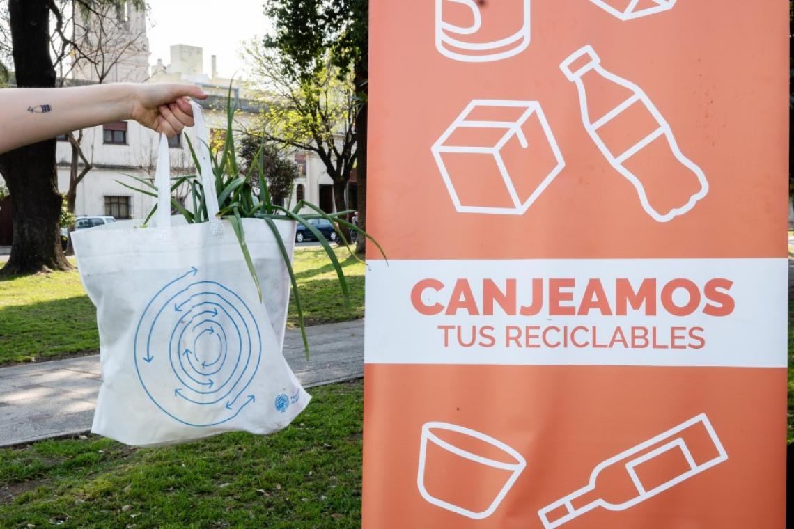 Este viernes 31 habrá canje de reciclables en plaza San Martín