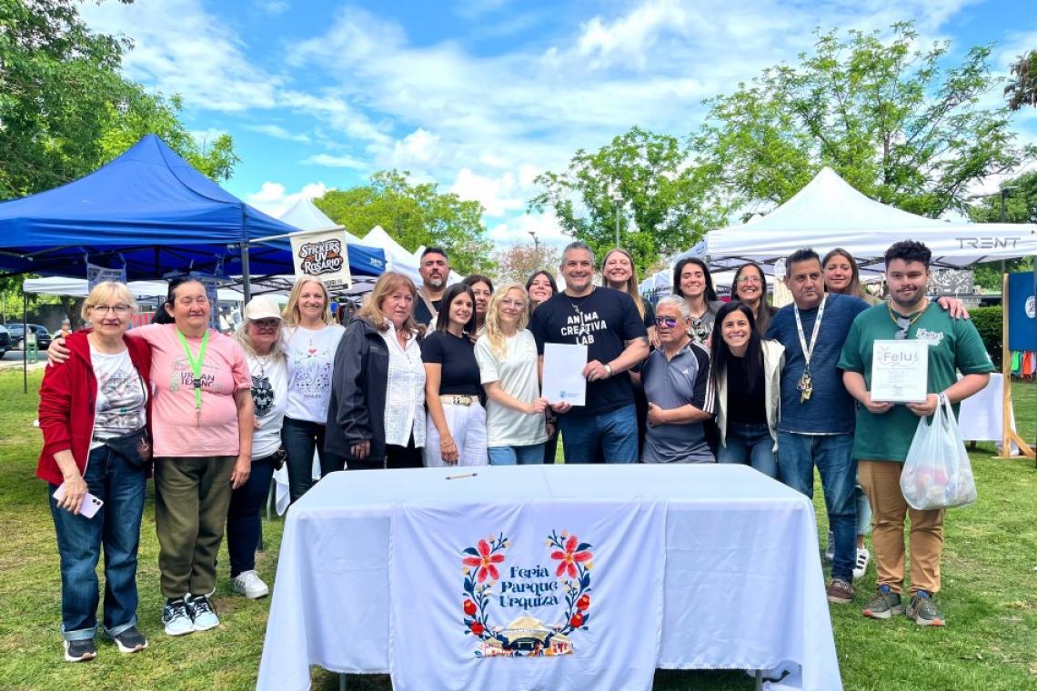Economía Social: el parque Urquiza ya tiene su primera feria autogestiva