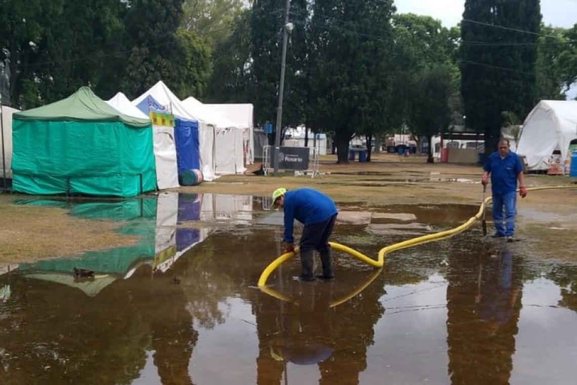 Tormenta en Rosario: la ciudad registró ráfagas de hasta 82 km/h y 38.8 mm de lluvia
