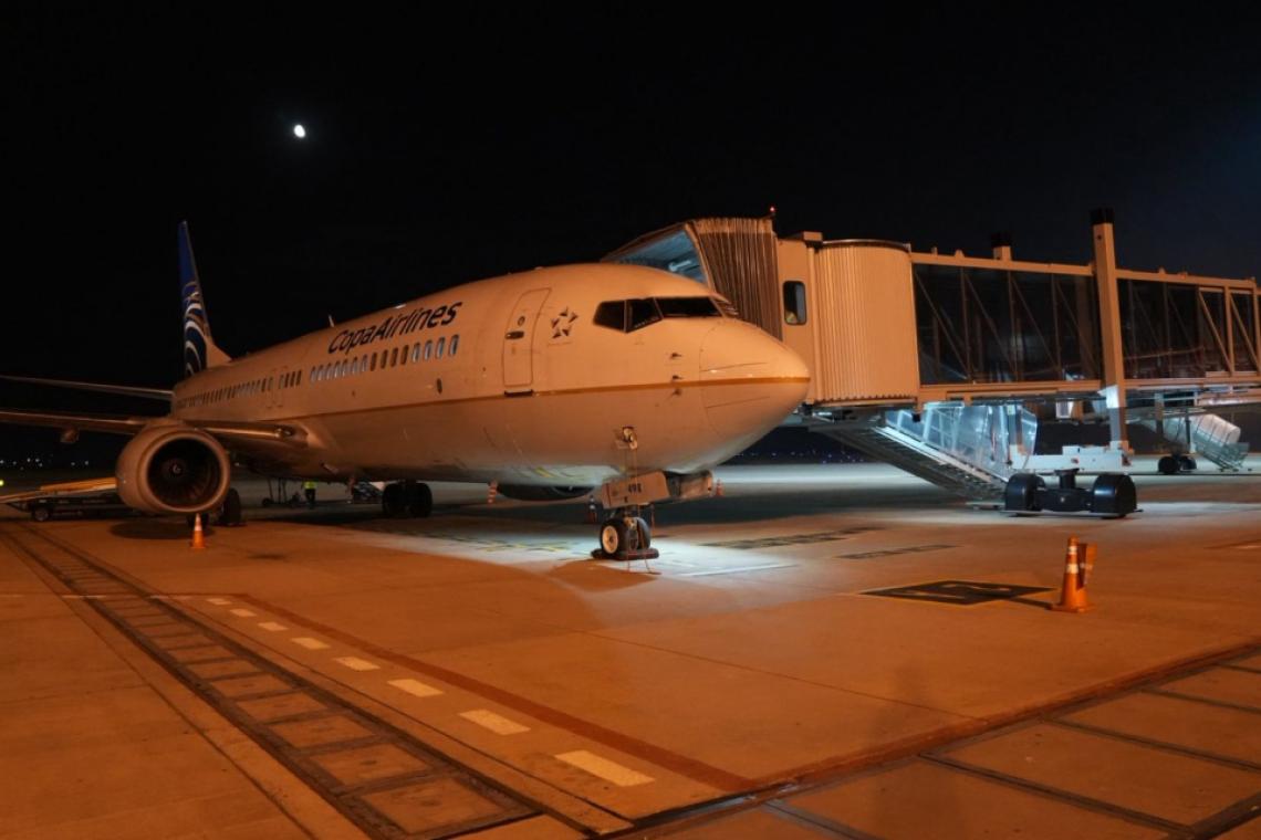 Aeropuerto Internacional Rosario: el primer vuelo internacional partió con el 96% de ocupación rumbo a Panamá