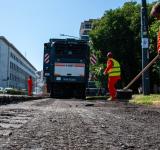 Plan de calles: comenzó la reconstrucción de avenida Pellegrini