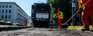 Plan de calles: comenzó la reconstrucción de avenida Pellegrini