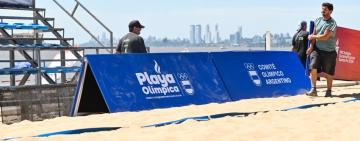 La Playa Olímpica continúa en Rosario con handball playa y múltiples propuestas deportivas