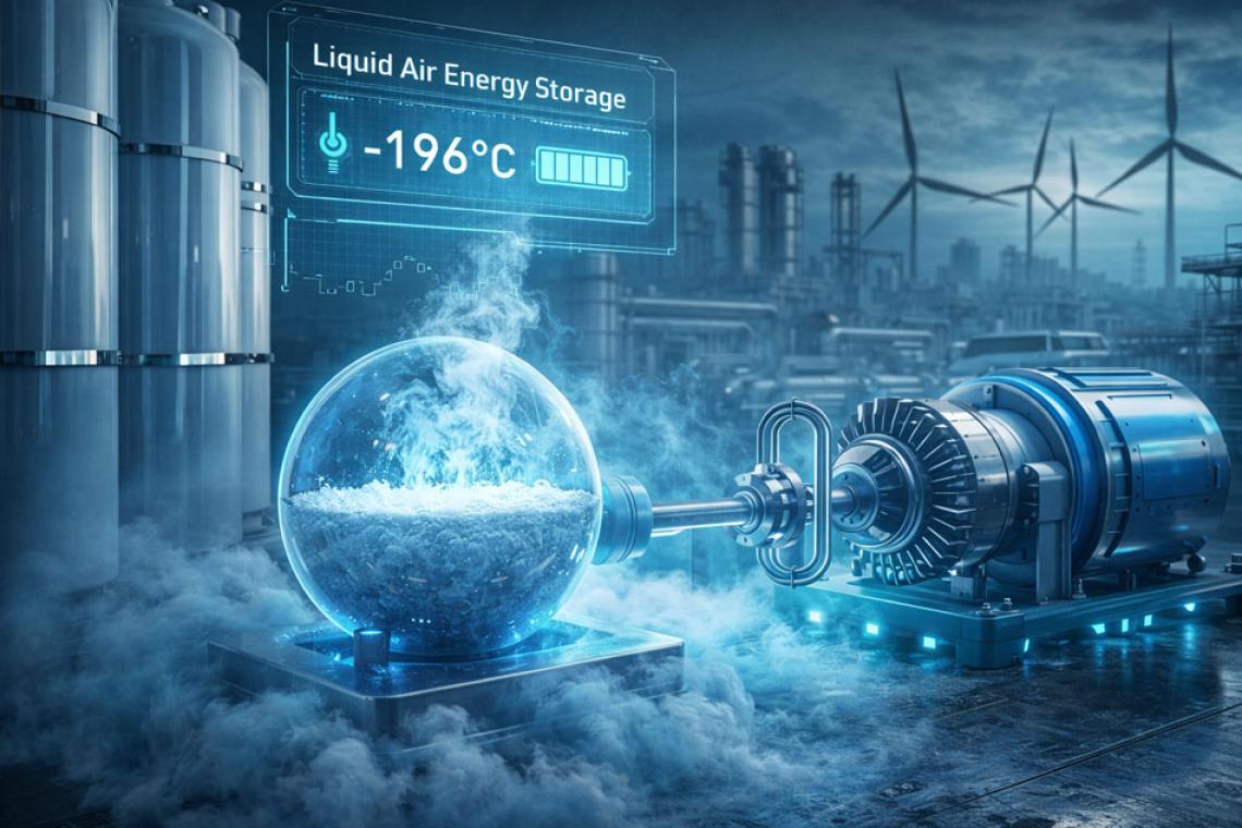 Aire líquido: una tecnología silenciosa que puede redefinir la transición energética