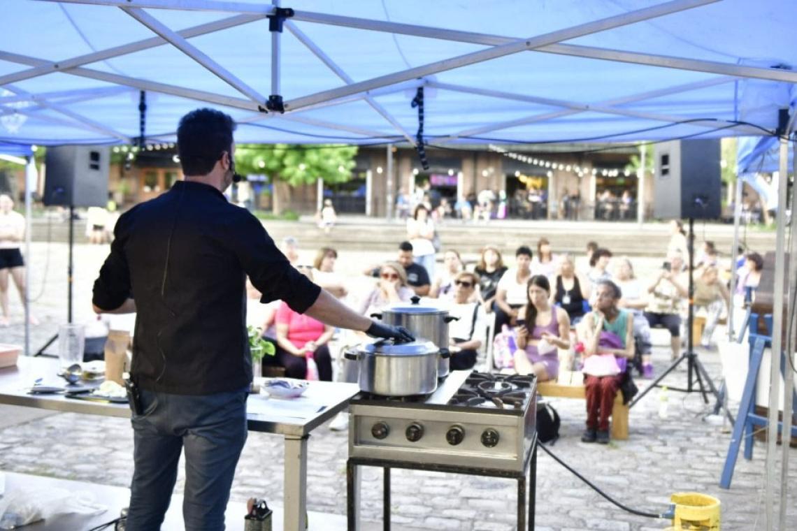 “Sabores en mi ciudad”: nuevo ciclo saludable en el Mercado del Patio