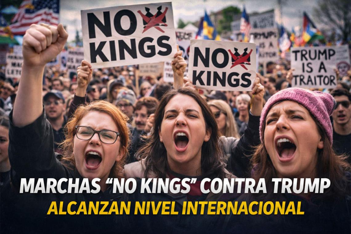 Protestas “No Kings” contra Donald Trump: crece la movilización global
