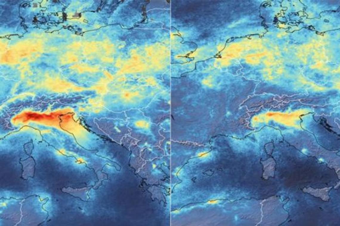 La Tierra se tomó un respiro y baja la contaminación ambiental