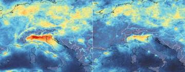 La Tierra se tomó un respiro y baja la contaminación ambiental