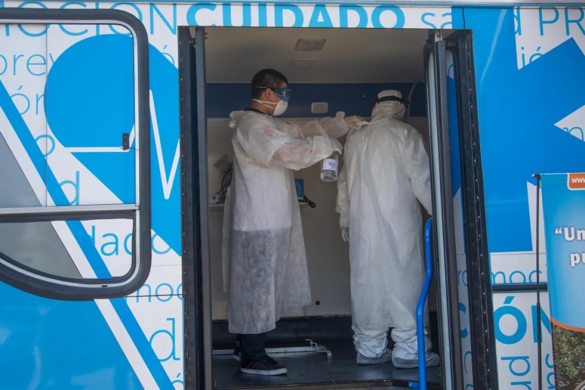 Se intensifican los testeos de la Municipalidad en los barrios