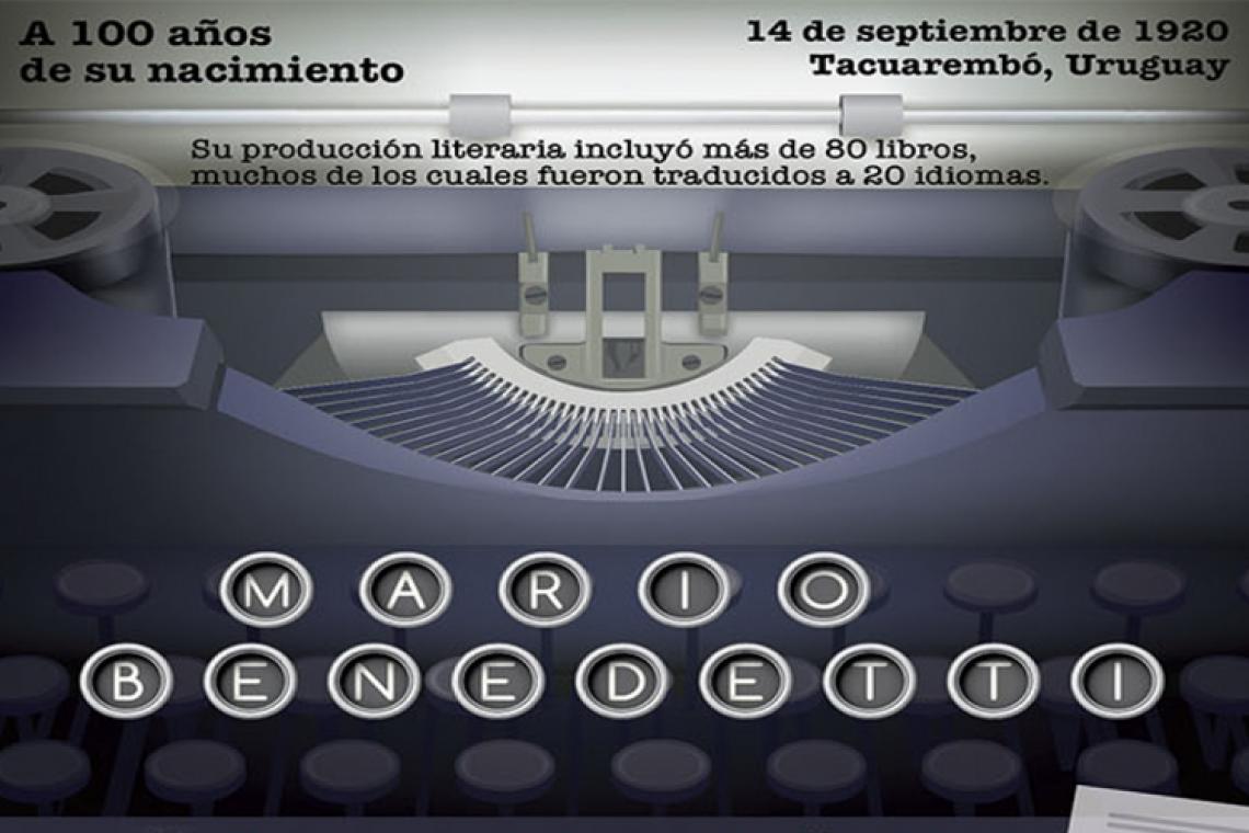 Los cien de Mario Benedetti