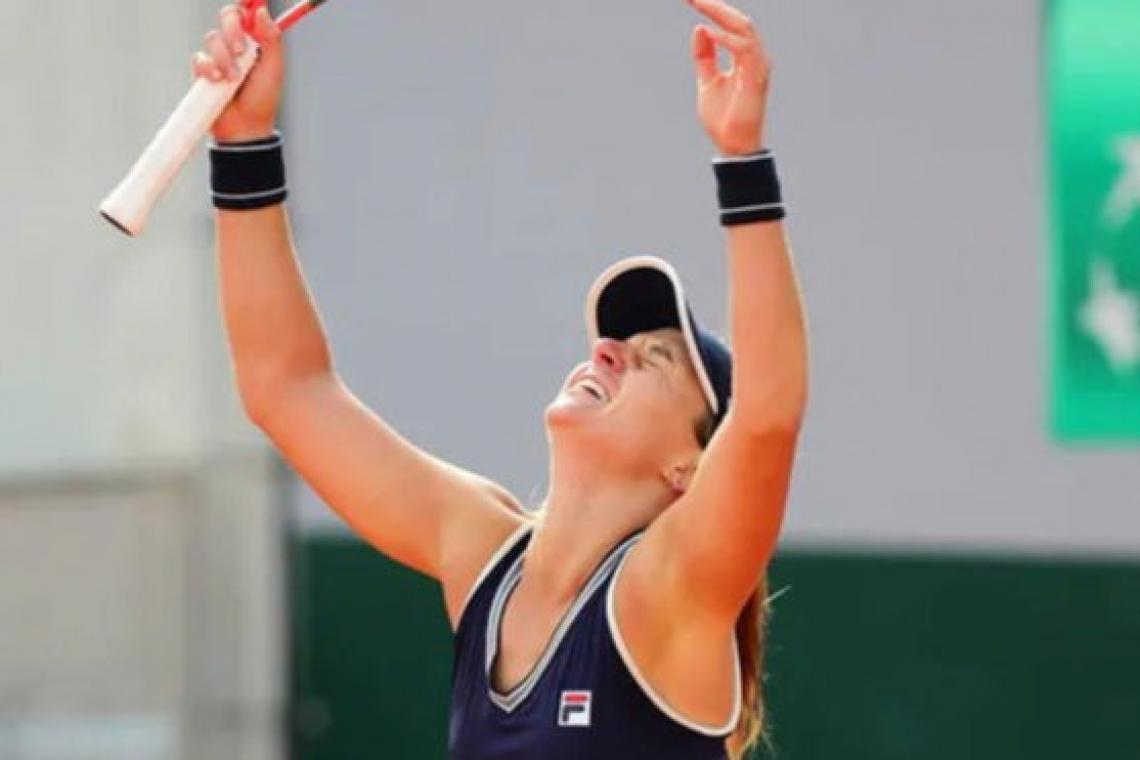 Nadia Podoroska en Roland Garros accedió a octavos de final
