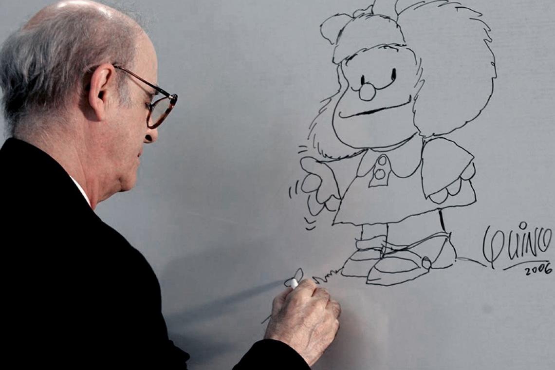 Tomás Eloy Martínez: “Quino nunca fue un ángel, pero los ángeles se parecen más y más a él cada día”