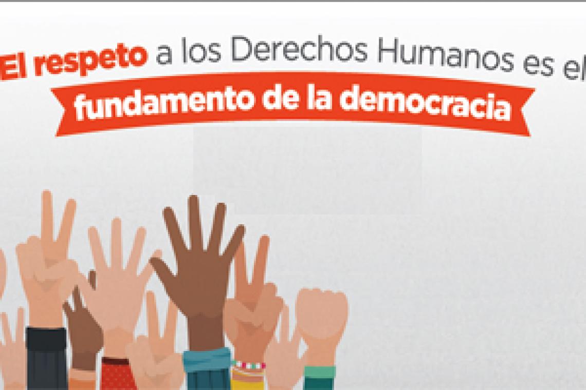 La democracia y los derechos humanos son las dos caras de nuestro contrato social