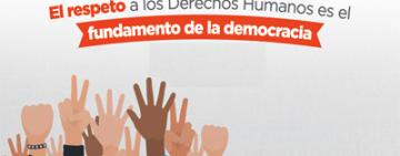 La democracia y los derechos humanos son las dos caras de nuestro contrato social