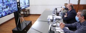 COVID–19: PEROTTI SE REUNIÓ CON ALBERTO FERNÁNDEZ PARA ABORDAR ACCIONES CONJUNTAS FRENTE AL AUMENTO DE CASOS