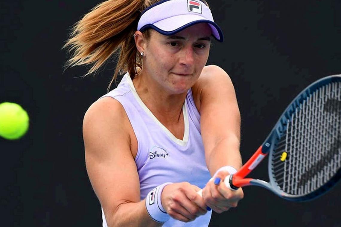 Nadia Podoroska quedó eliminada en Australia
