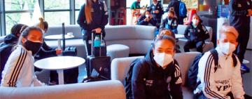 El seleccionado femenino llegó a Bilbao para jugar una copa internacional