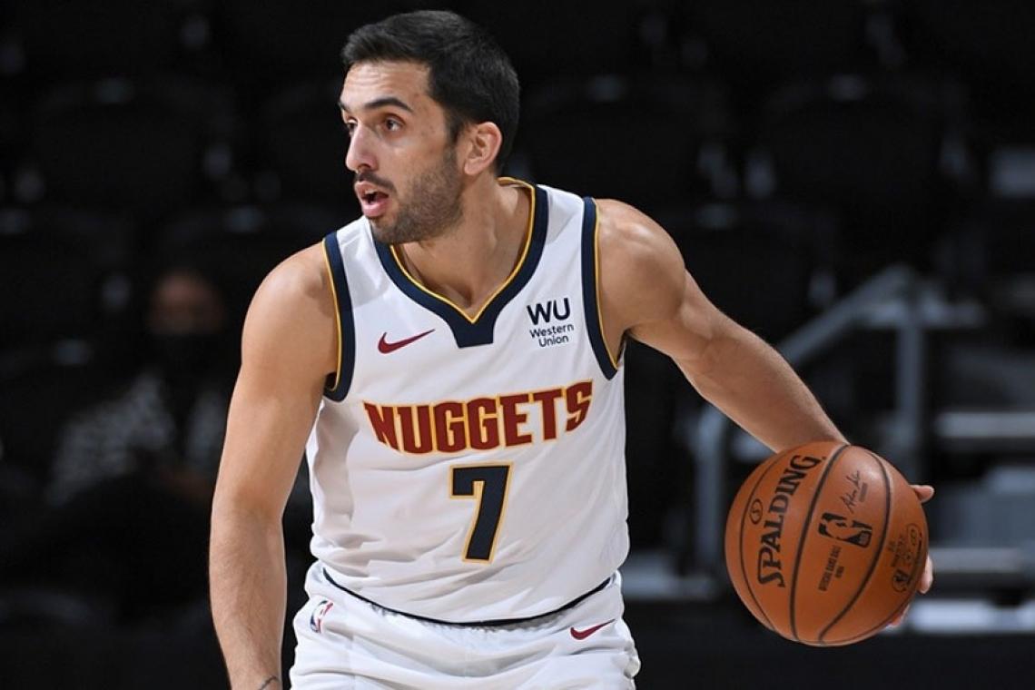 Campazzo aportó siete puntos en el triunfo de Denver Nuggets sobre Houston Rockets