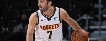 Campazzo aportó siete puntos en el triunfo de Denver Nuggets sobre Houston Rockets