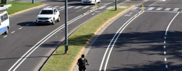 El Municipio inauguró la ciclovía Ribera Norte y tres nuevas estaciones de Mi bici tu bici