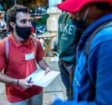 Cerca de 400 voluntarias y voluntarios participaron del censo de personas en situación de calle