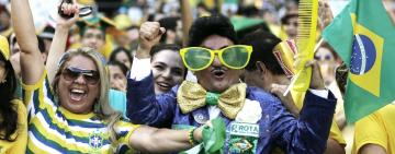 Brasil habilitó un partido de fútbol con público por primera vez desde la pandemia