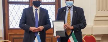 El gobernador recibió al embajador de Kuwait en argentina