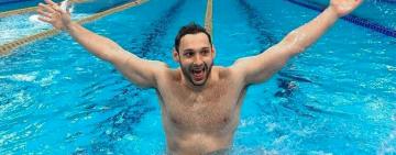 Pipo Carlomagno ganó una medalla de plata en natación en los Juegos Paralímpicos
