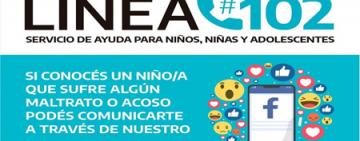 La provincia puso en funcionamiento la línea telefónica 102 para niños, niñas y adolescentes