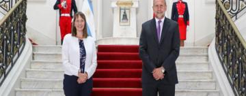 PEROTTI RECIBIÓ A LA EMBAJADORA DE POLONIA EN ARGENTINA, ALEKSANDRA MARIA PIATKOWSKA