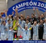 Futsal: Argentina le ganó a Paraguay y se consagró campeón de América