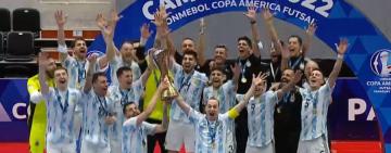 Futsal: Argentina le ganó a Paraguay y se consagró campeón de América