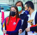 Juegos Suramericanos: la antorcha viaja de Chile a Rosario