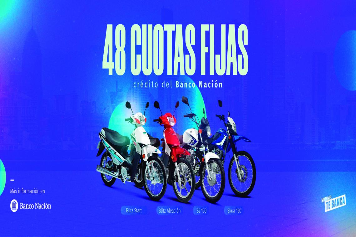 Vuelve Mi Moto, el programa de créditos por hasta $300.000 en 48 cuotas y tasa bonificada