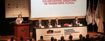 La provincia participó de la apertura del xvi encuentro argentino de transporte fluvial en ROSARIO
