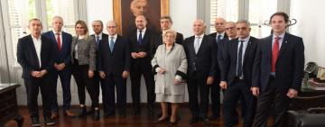El intendente Javkin participó de la cumbre de la justicia federal en Rosario