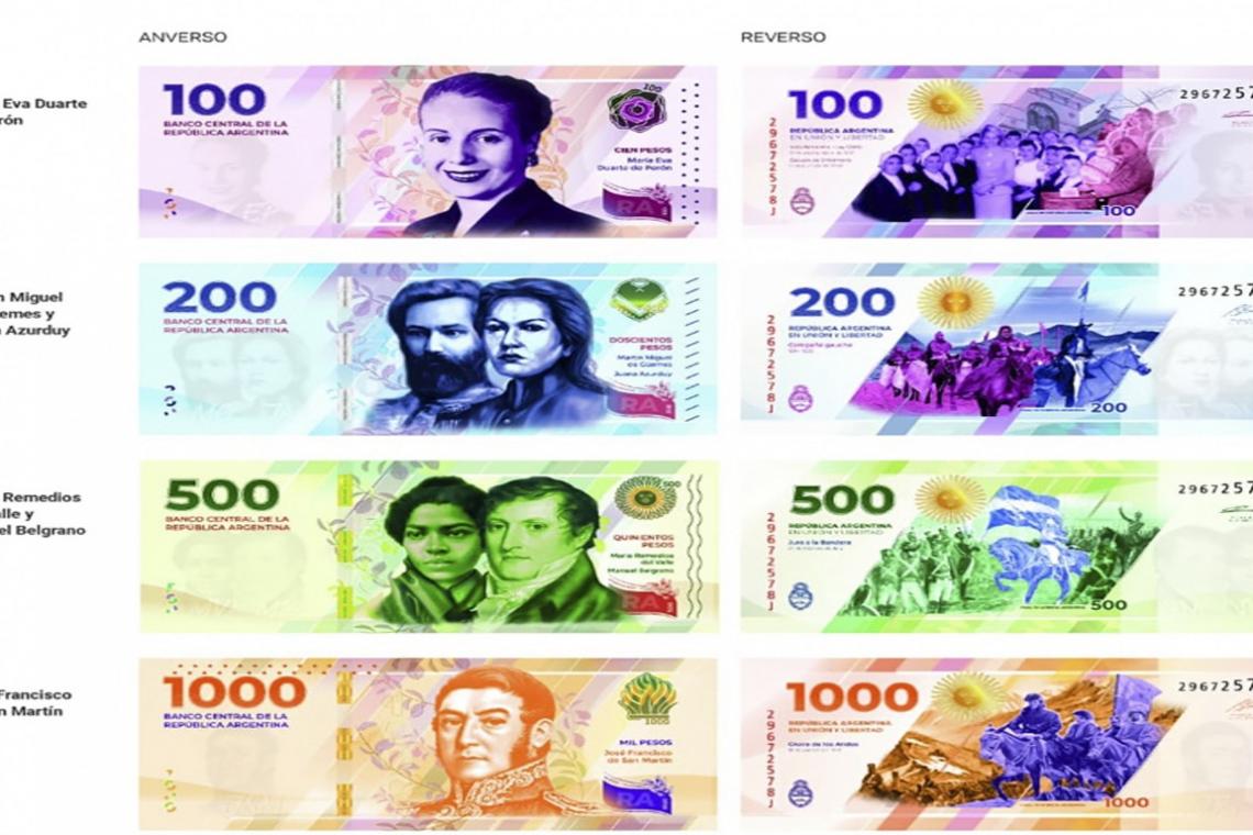 Quiénes son los próceres y las heroínas de los nuevos billetes