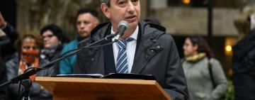 Javkin: «No podemos dejar que nuestros sueños se resquebrajen por un grupo de mafiosos»