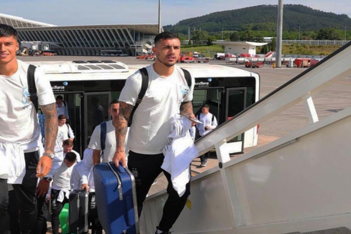 Argentina ya está en Londres para la "Finalissima" frente a Italia