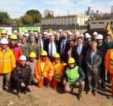 PEROTTI Y FERNÁNDEZ PARTICIPARON DEL INICIO DE OBRAS PARA LA AMPLIACIÓN DE LAS PLANTAS POTABILIZADORAS DE SANTA FE Y GRANADERO BAIGORRIA