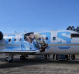 EL AVIÓN “TANGO D10S” QUE HOMENAJEA A MARADONA PUEDE VISITARSE EN ROSARIO
