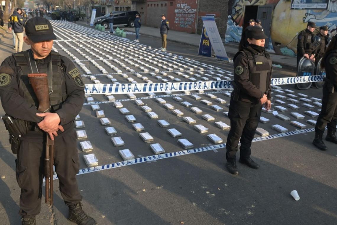Secuestraron más de 1.600 kilos de cocaína que iban a ser traficados a Dubái