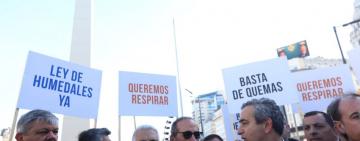 Javkin: «Trajimos el reclamo por el humo al centro del país, para que escuchen y actúen»