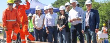 EL GOBERNADOR RECORRIÓ LAS OBRAS DEL CIRCUNVALAR SANTA FE